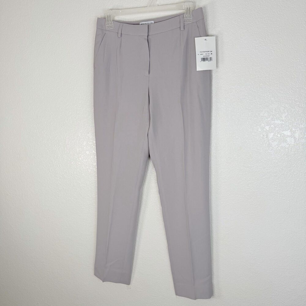 Anne Valerie Hash Pour Cartier Tapered Pants EU 36 Gray Minimalist Designer NWT - Picture 3 of 15